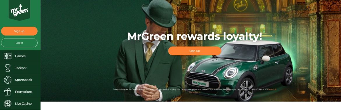 MrGreen Casino Banner